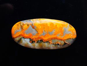Atractivo Bumble Bee Jasper cabujón suave pulido forma ovalada agradable Bumble Bee Jasper piedra preciosa mejor para hacer joyas - Product Image 2