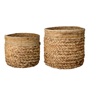 King Craft Viet Decor Water Hyacinth <b>Baskets</b> Storage Large Laundry <b>Basket</b> <b>Hamper</b> Organizer Storage Box Cabinet <b>Basket</b> - Product Image 6