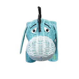 Panier de rangement en rotin en forme d'éléphant fabriqué à la main emballage OEM de décoration de maison écologique au Vietnam - Product Image 4