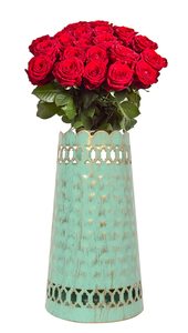 Vases à fleurs décoratifs modernes en acier avec motifs gravés, export en gros - Product Image 5