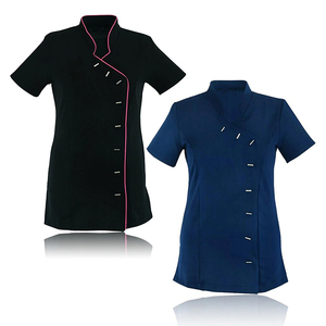 Uniforme de Spa Personalizado para Mujer, Túnica de Salón de Belleza, Uniforme de Spa para Mujer, Top para Masaje Tailandés y Peluquería, Fabricante de Ropa 2026 - Product Image 1