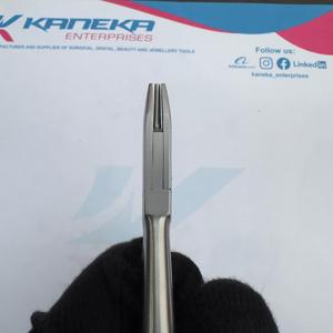 Professionnel Top Qualité Dentaire ADERER 3 Prong Plier Dent Fil Bretelles Boucle De Pliage Formant Orthodontique 13cm Instrument Dentaire - Product Image 3