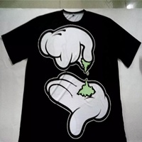 Camisetas de Hombre al por Mayor con Envío Gratuito, de Satén Transpirable para Otoño, Ajuste Cómodo, Tallas Grandes, Personalizadas con Estampado de Aves en 3D, Estilo Hip Hop