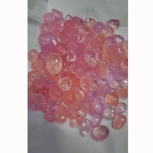 128 piezas de morganita Natural 8mm a 20mm cabujón de pera ovalada 710 Cts lote Iroc ventas alta calidad piedras preciosas sueltas cabina US $212 - Product Image 1