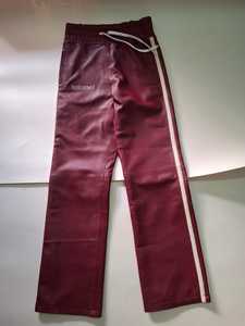 Precio barato colores brillantes cintura alta moda cuero suelto estilo holgado pantalones de cuero para hombres - Product Image 3