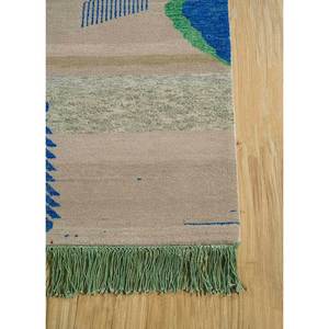 Tapis Manchaha en laine et soie de bambou noué à la main 3D, motif abstrait, pour entrée de maison, couloir rectangulaire, modèle Les-1175 9x12 pouces - Product Image 4