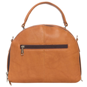 Sac à bandoulière en cuir véritable à la mode poche externe Zipp naturelle sac à main à bandoulière en cuir de vachette grand sac à bandoulière en gros - Product Image 2