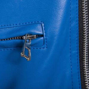 Veste en cuir PU de toile de haute qualité pour hommes, design de mode d'hiver à manches longues pour motos, nouveauté - Product Image 6