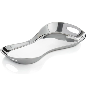 Plateau de service en aluminium pour fruits secs Plateau à collation artisanal pour mariages, restaurants Plateau décoratif de luxe - Product Image 1