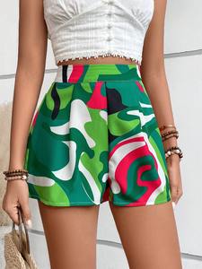 Short de Sublimation pour femmes Leggings brossés élastiques d'été Short de compression par Sublimation Short de motard pour femmes - Product Image 6
