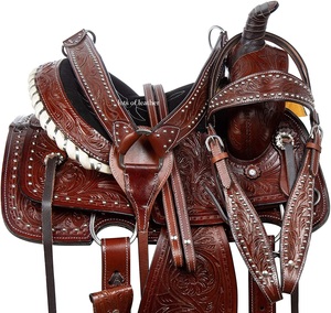 OEM & ODM-brida de cuero de caballo ecuestre, bandana cruzada, cuello de cabeza acolchado, suave, elegante, cosido en banda nasal y banda BROBAND - Product Image 1