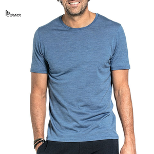 Camiseta de Algodón para Hombre, Tela Suave, Informal, para Verano, Transpirable, Ajuste Cómodo, Fabricante OEM al por Mayor - Product Image 1