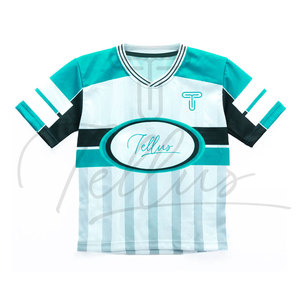 Diseña Tu Propio Estilo, Jersey de Fútbol Americano para Niños, Personalizable, Manga Corta, Talla Grande, Transpirable, de Secado Rápido para Verano - Product Image 6