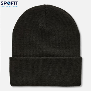 Haute Qualité Unisexe Personnalisé Jacquard Respirant Imperméable Plage Bonnets Plaine Chaud Tricoté Sport D'hiver Logo Adulte Coton - Product Image 4