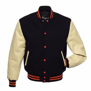 2024 Hip Hop Varsity Veste Hommes Femmes Automne Patchwork Couleur Bloc Coupe-Vent Manteaux Mode Lâche - Product Image 1