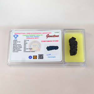 Cuentas de Piedra Chintamani Natural Certificada para Meditación, Protección Espiritual y Energía Positiva - Product Image 3