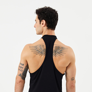 Débardeur à capuche de gym personnalisé grande taille XL confortable et respirant en coton polyester débardeur de fitness pour hommes, nouvel arrivage - Product Image 3