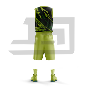 Ensemble de maillot et short de basket-ball personnalisés, sublimation intégrale, uniforme d'équipe athlétique, respirant, séchage rapide, vêtements de sport en polyester - Product Image 5