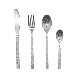Custom Design Wholesale Stainless Steel Elegant High Quality Modern Gold Finishing Wedding Cutlery <b>Set</b> for Feasts Use - Product Image 4