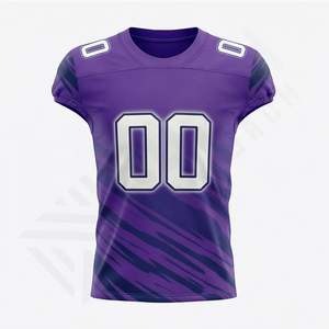 Uniforme de Fútbol Americano de Talla Grande, Color Personalizado, Calidad Premium, Ropa Deportiva de Alto Rendimiento, 100% Poliéster - Product Image 1