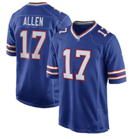 Maillot de football des Buffalo pour hommes # 17 Josh Allen # 4 James Cook III # Maillots de football américain Keon Coleman, vêtements de sport, prêts à être expédiés
