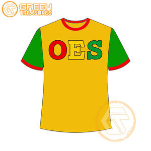 T-shirt Ordre de l'étoile de l'Est en gros Vêtements en jersey de coton T-shirt OES respirant de haute qualité Vêtements grecs pour femmes - Product Image 2