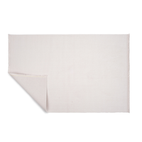 Tapis en tricot acrylique moderne Akra White Cream, lavable, 6 mm, doux, tissé, antidérapant, résistant à la décoloration, isolation thermique, pour sol domestique