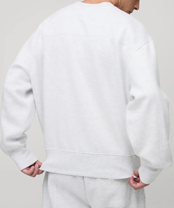 Sweat-shirt oversize 100% coton épais Vêtements décontractés d'hiver Design unique Épaule tombante Logo personnalisé homme sweats à capuche et sweat-shirt - Product Image 6