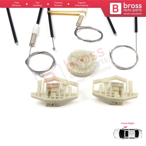 Kit de réparation de lève-vitre BWR284, porte avant droite pour Megane MK2 2002-2008 4/5 portes 8200325135 - Product Image 6