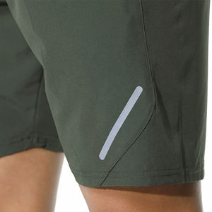 Nuevo alto 2024 verano hombres 100% poliéster gimnasio desgaste Jogger pantalones cortos con bolsillo entrenamiento secado rápido correr pantalones cortos para hombres/ - Product Image 2