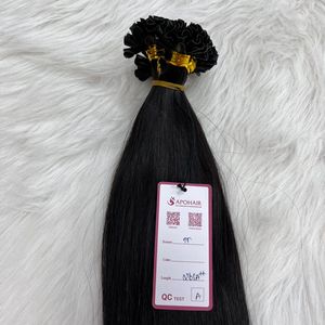 Utip extensions de cheveux humains bruts droits vietnamiens pré-collés sans emmêlement sans perte de vague profonde lâche vague naturelle 100% vierge - Product Image 2