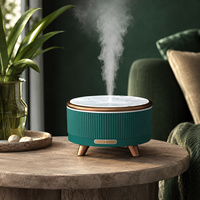Humidificateur d'air ultrasonique pour grande pièce de 500 ml, diffuseur d'huiles essentielles portable à 3 vitesses, brume fraîche, rechargeable, mini humidificateur d'air