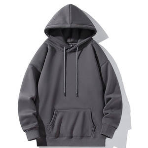 Sudaderas y Hoodies Lisos al por Mayor con Logotipo Personalizado para Hombre, Tallas Grandes, de Poliéster/Algodón para Invierno - Product Image 1