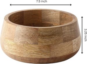 Vente chaude Moderne Élégant Mango Acacia Bois Bols Nouvelle Arrivée Décor À La Maison Servir Affichage Naturel Rustique Charme - Product Image 2