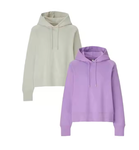 Sudadera con capucha con estampado de lana suave de algodón 100% para hombre, ropa deportiva de punto transpirable, sudadera impermeable de talla grande antiretráctil - Product Image 5