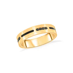 แหวนแฟชั่นชุบทอง 18K พร้อมเคลือบโรเดียม - Product Image 3