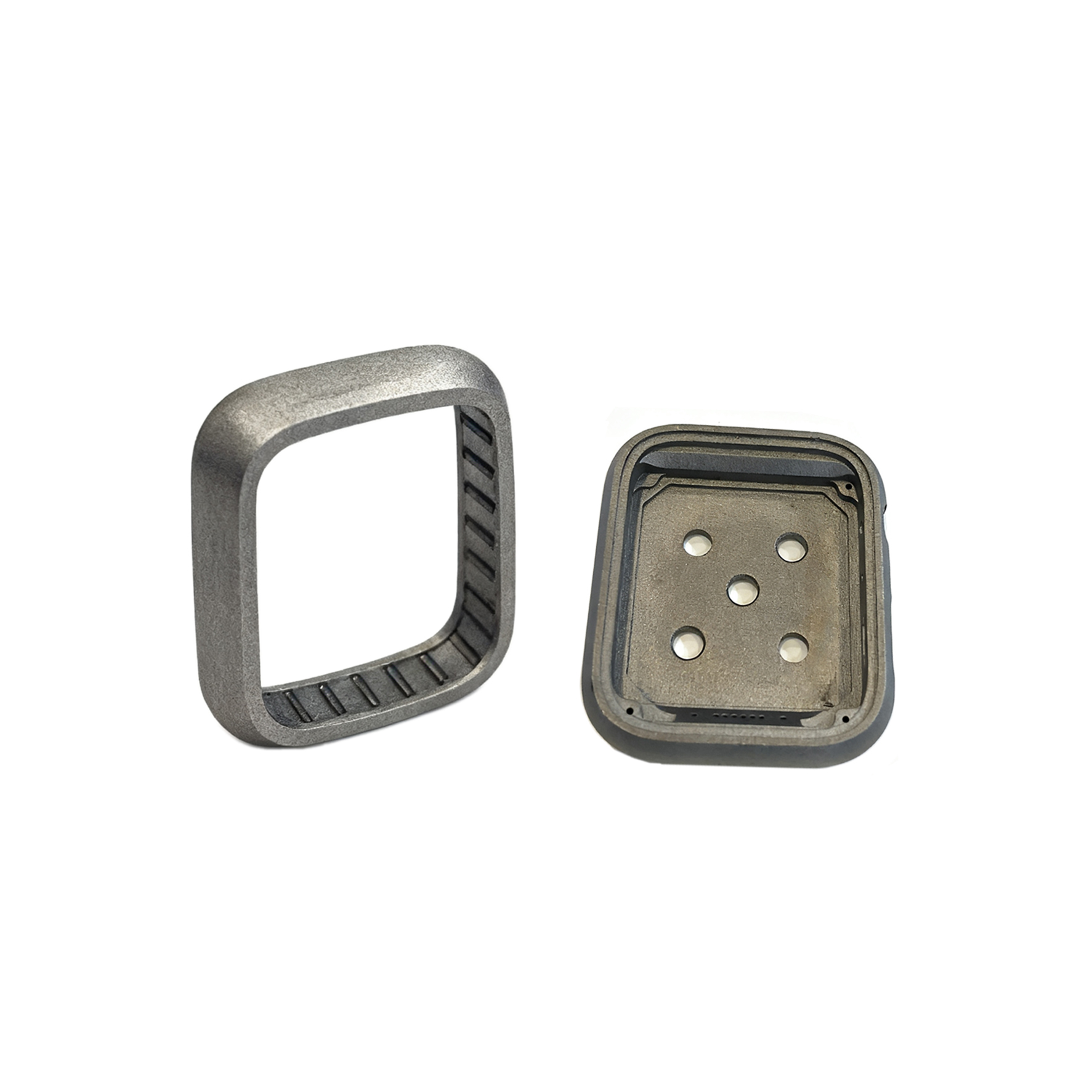 Custom Lightweight Titanium Metal 3D Printed Watch Housing Binder Jetting Metal Service BJ Metal 3D Printing Supplier