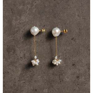 ต่างหูมุกทรงหยดน้ำ - Product Image 4
