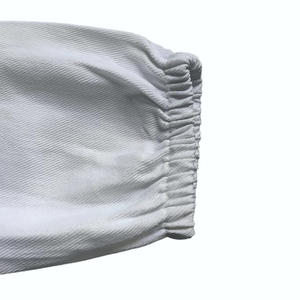 ถุงมือป้องกันการเลี้ยงผึ้งถุงมือหนังแท้ที่มีการออกแบบให้มีแขนยาวทำจากผ้าฝ่ามือและทนทาน - Product Image 3