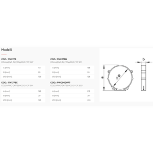 Collier de fixation en PVC Tecnosystemi pour systèmes HVAC, pièces de ventilation et d'aspiration en plastique PVC - Product Image 2