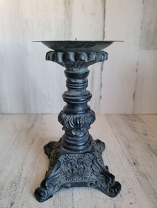 Bougeoirs classiques en métal, finition rustique, pour la décoration de la maison et des mariages, faits à la main, en gros pour Noël - Product Image 1