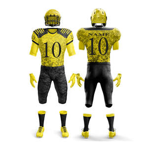 Uniformes de fútbol americano personalizados de alta calidad para jóvenes y adultos, ropa de equipo de manga corta de Pakistán, nuevo diseño - Product Image 6