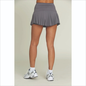 Falda de tenis elástica más vendida para mujer, pantalones cortos con diseño y logotipo personalizados, alta calidad a precio económico. - Product Image 6