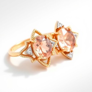 Silver S925 Ladies' Vintage Engagement <b>Ring</b> Square Pink Gemstone with Rhodium Plating Waterproof Feature <b>for</b> Women and <b>Girls</b> - Product Image 4