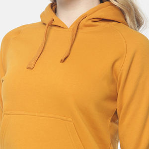 Meilleure qualité sur mesure brodé avant à manches longues pull à capuche femmes hiver lavé Technique nouveau Style col à capuche - Product Image 4