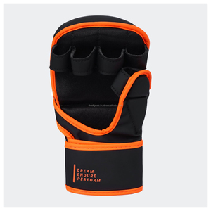 Sanda MMA Shooter <b>Gloves</b> Eco-Friendly PU Leather Professional Training Equipment Hook Loop Closure Customizable Boxing <b>Gloves</b> - Product Image 2