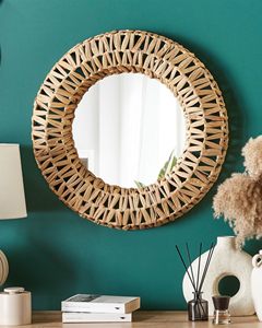 Espejo Decorativo de Pared Tejido con Jacinto de Agua, Precio de Mayoreo, Marco de Ratán, Hecho por Fabricante Vietnamita - Product Image 2