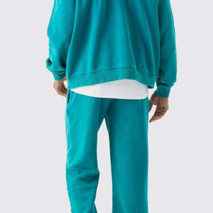 Ensemble de survêtement unisexe personnalisé 2026, couleur unie, tissu 100% lourd, fermeture éclair intégrale, séchage rapide et respirant - Product Image 6