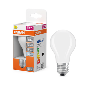 Paquete de 6 Bombillas LED OSRAM OSR LEDFil E27 de 6.5W, Acabado Mate, Alto Rendimiento - Product Image 2