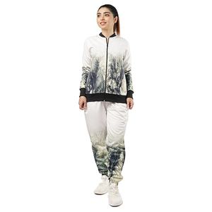 Chándal Deportivo de Forro Polar de Poliéster con Cremallera Completa para Mujer, Chándal Deportivo para Mujer al por Mayor con Diseño de Sublimación - Product Image 1
